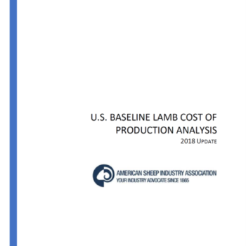 US Baseline Lamb Cost of Production Analysis PDF