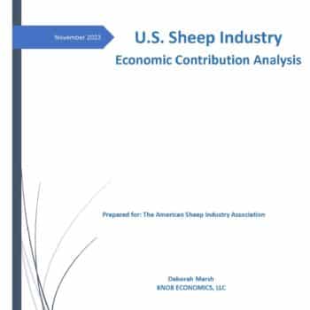 U.S. Sheep Industry Contribution Analysis